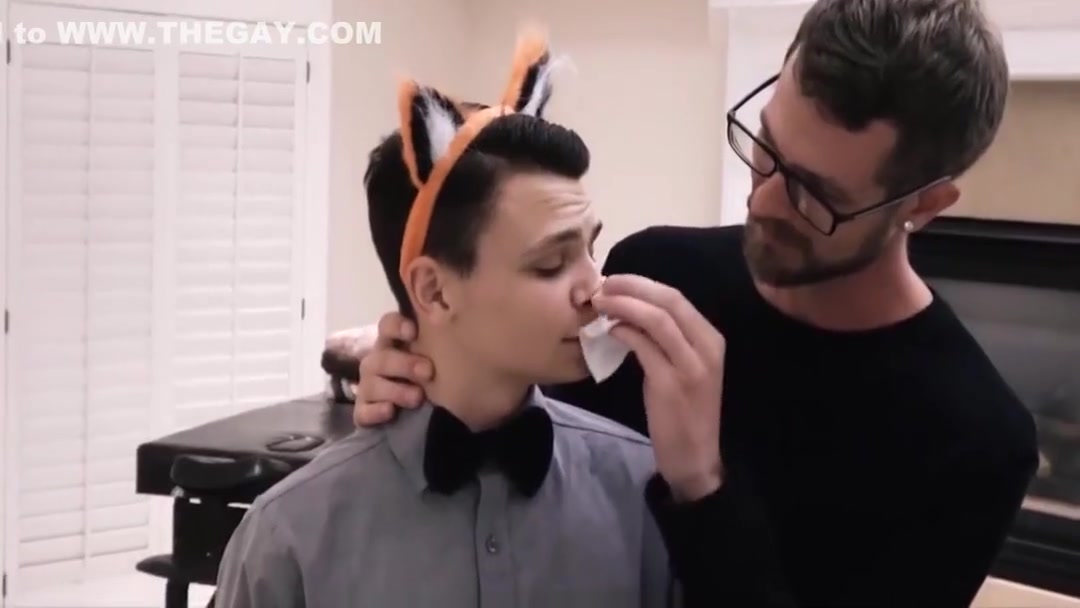 Twink Step Son & Step Dad Go To Doctors House For Halloween