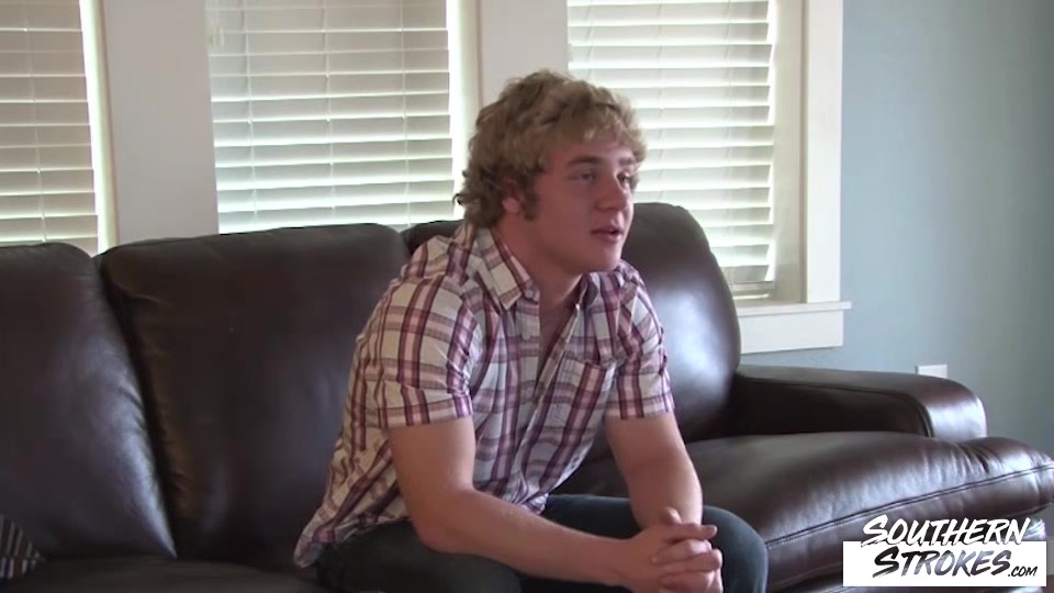 SOUTHERNSTROKES Blond Amateur Connor Masturbates Dick Solo