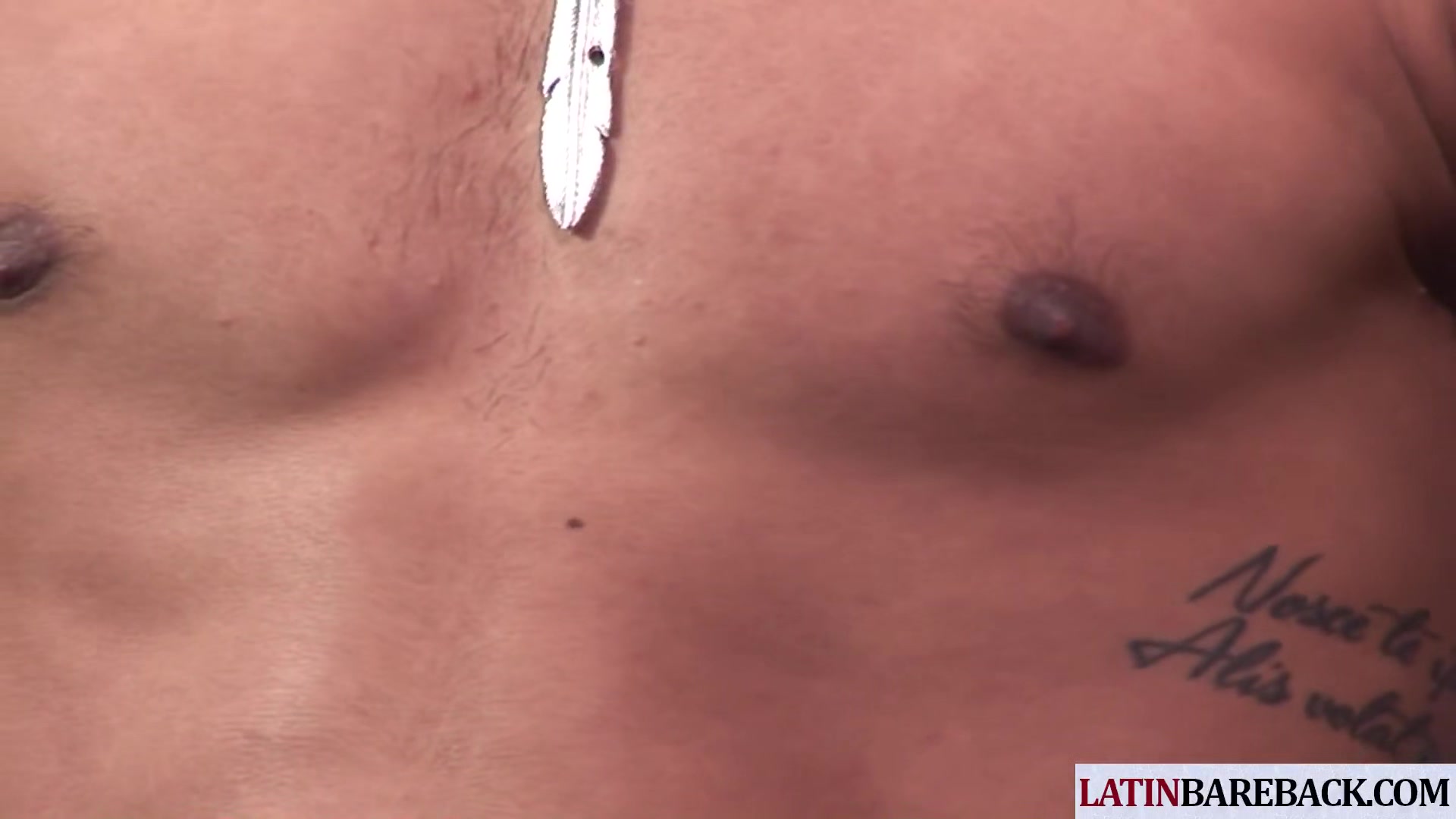 Twink Latino ass fingering and wanking in solo action