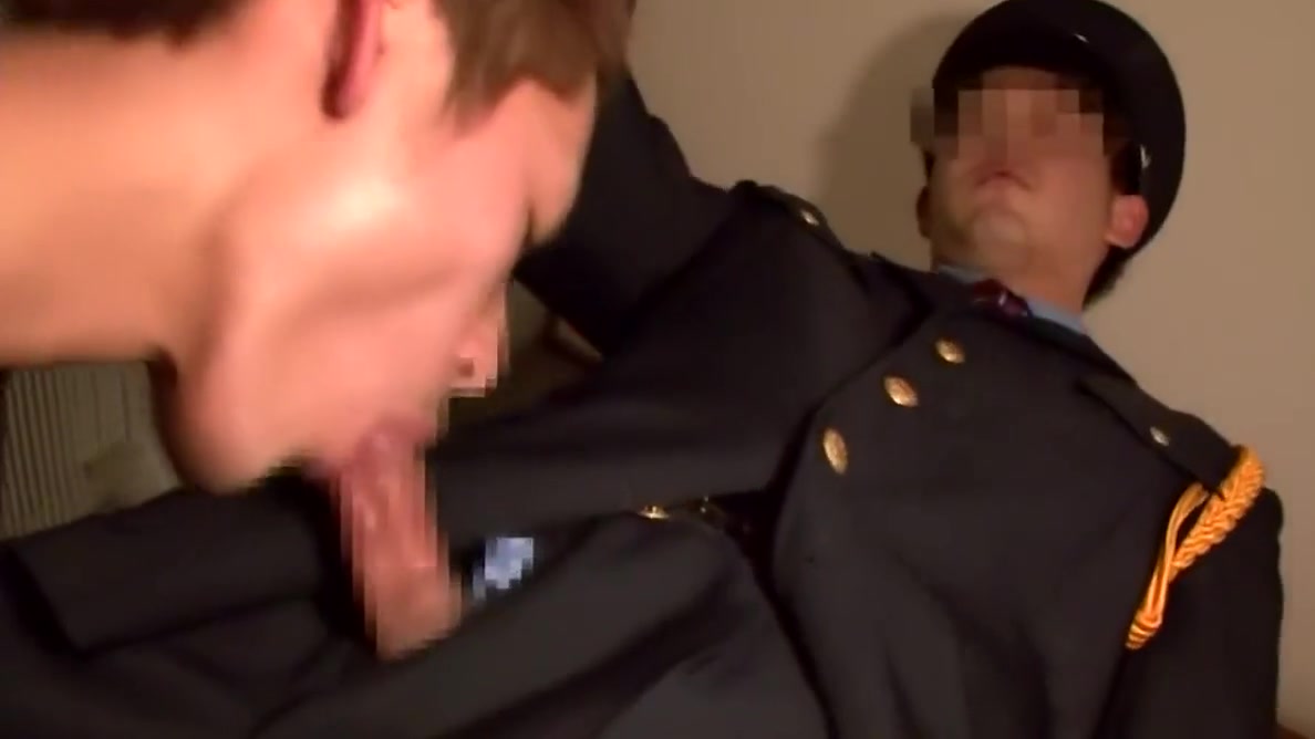 Japanese School teen 18+ and Officer Fuck