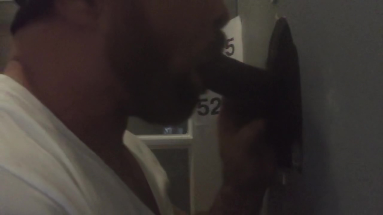 White Deepthroats Black Dick at Philadelphia Glory Hole