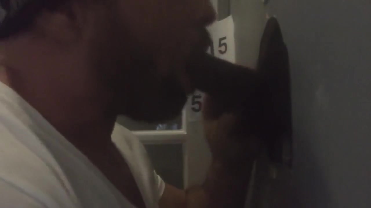White Deepthroats Black Dick at Philadelphia Glory Hole
