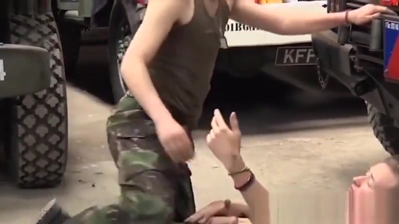Horny military twinks banging at their favorite place