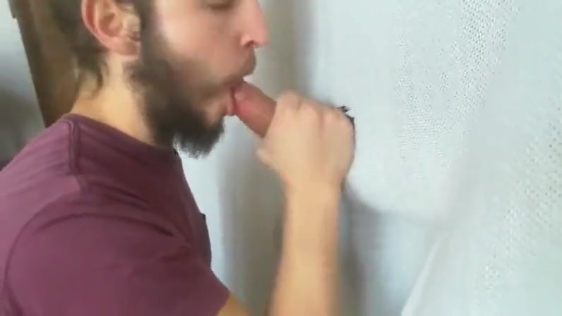 Gay Blowjob Through Gloryhole