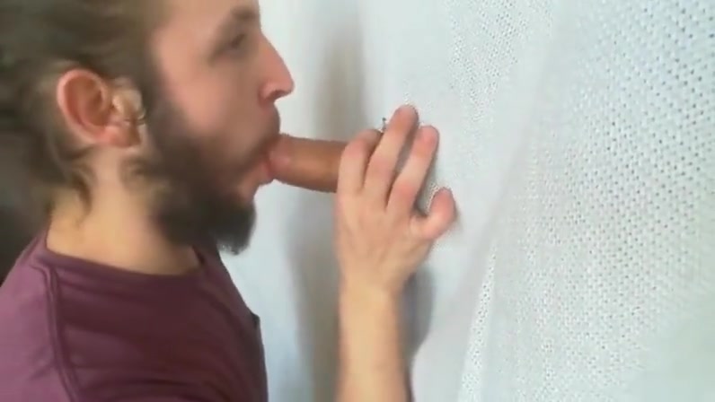Gay Blowjob Through Gloryhole