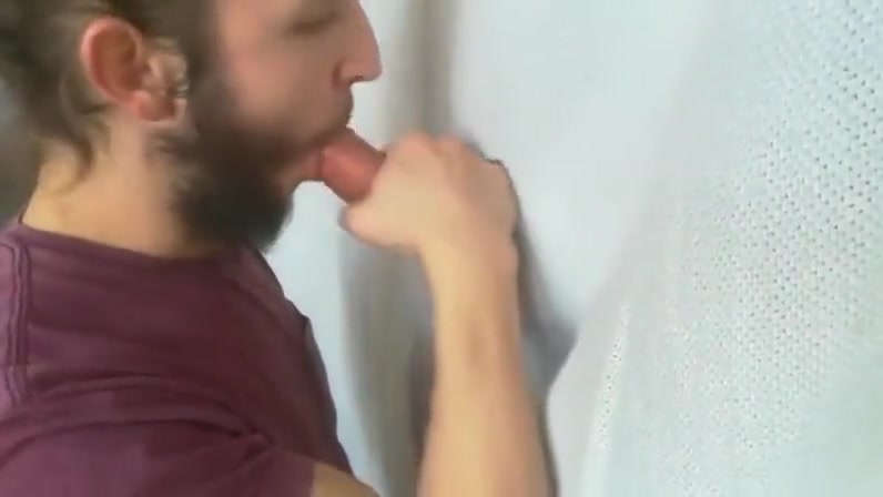 Gay Blowjob Through Gloryhole