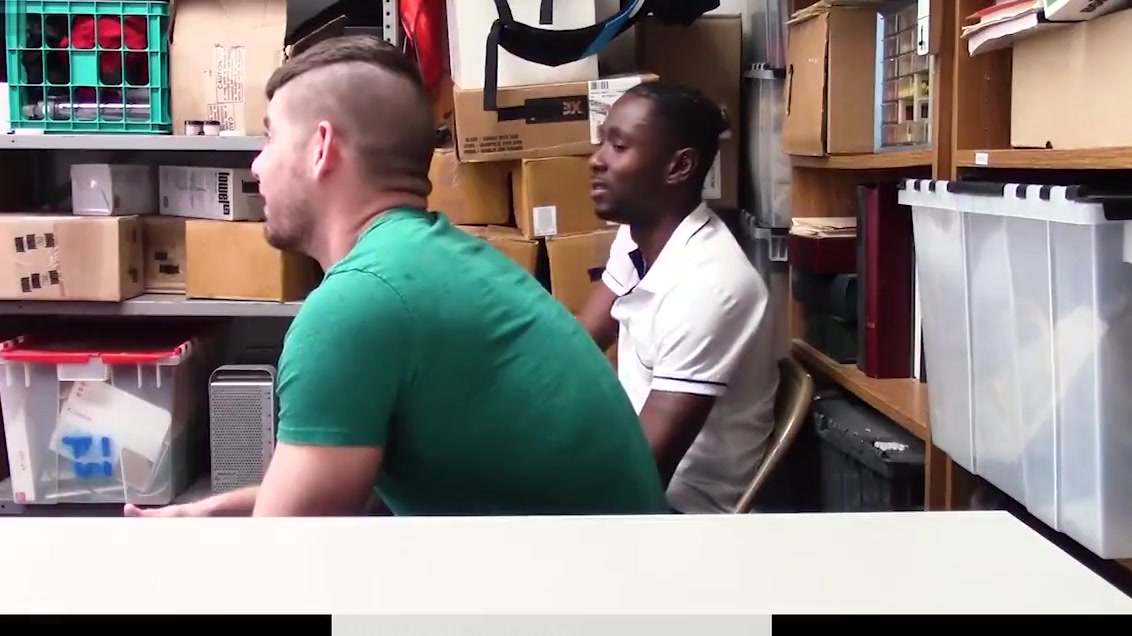 YoungPerps - Shoplifter Gets fucked by Hung Guard