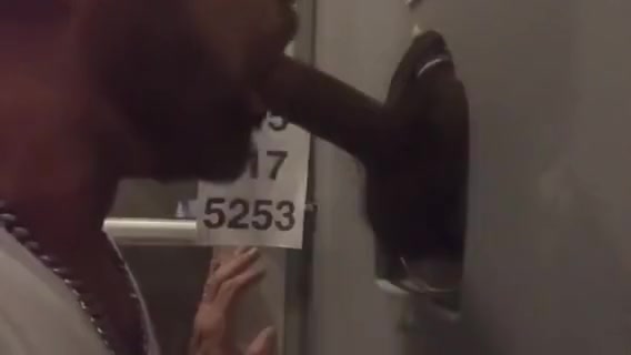 Rock Hard Black Dick Busts at Philadelphia Glory Hole
