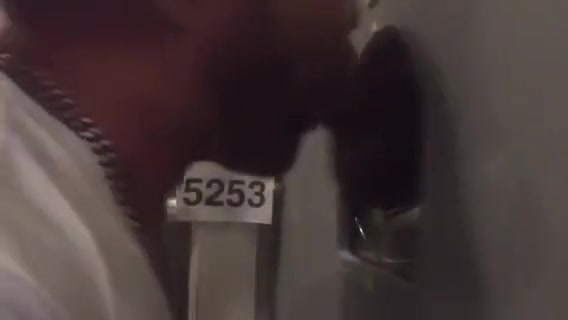 Rock Hard Black Dick Busts at Philadelphia Glory Hole