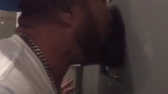 Rock Hard Black Dick Busts at Philadelphia Glory Hole