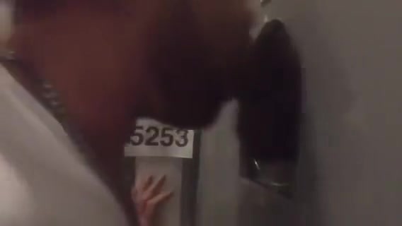 Rock Hard Black Dick Busts at Philadelphia Glory Hole