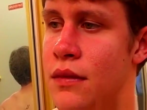 Young military studs sucked off by masked perv