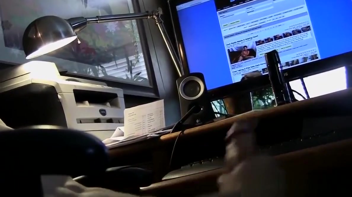 Sweet looking Ty Evans solo masturbating in the office