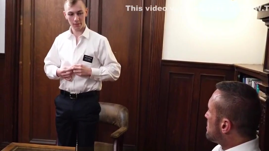 MormonBoyz - Hot Step daddy Fucks a Guy In the Office