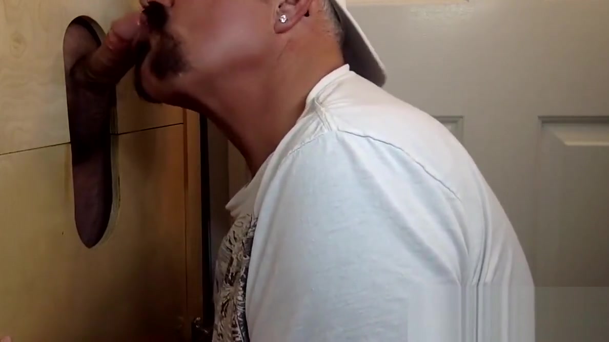 Sucking Tattooed Step daddy At The Gloryhole