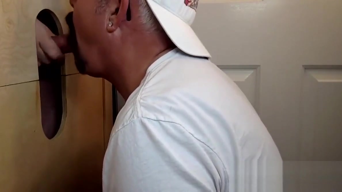 Sucking Tattooed Step daddy At The Gloryhole