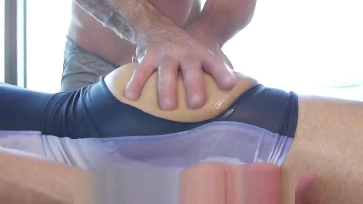 GayRoom Sloppy big dick MASSAGE ASS POUNDING