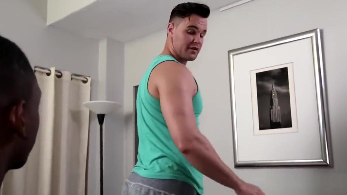 Rough Interracial BBC Massage With Bubble Butt White Boy!!