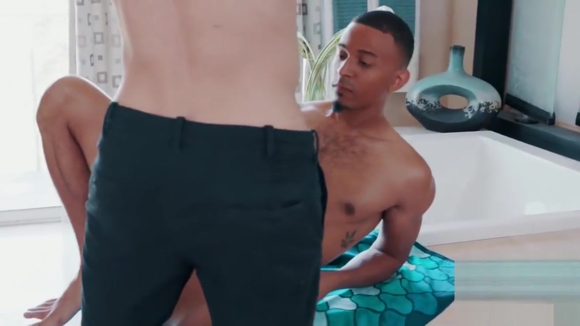 NoirMale Straight BIG DICK Interracial Roommates Anal Sex