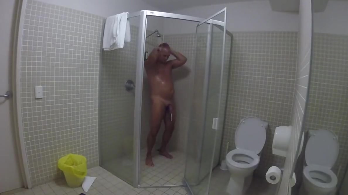 public shower piss and urethra play