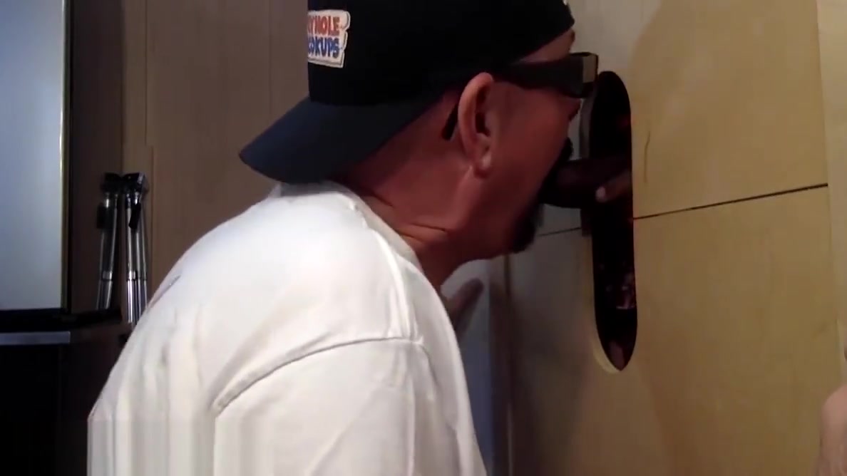 Horny Black Cock At The Gloryhole