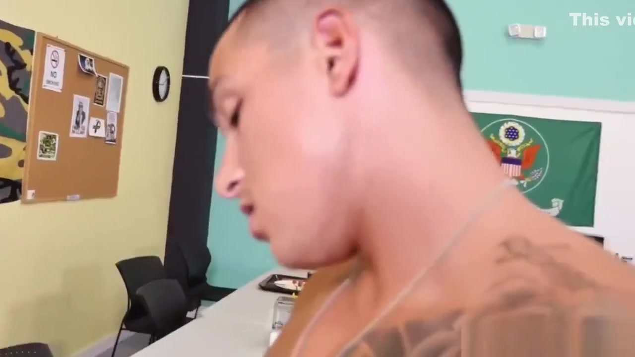 Perineum men massage gay porn video Yes Drill Sergeant!