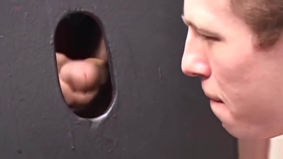 Deviant youngster fucked and fed cum after glory hole blow