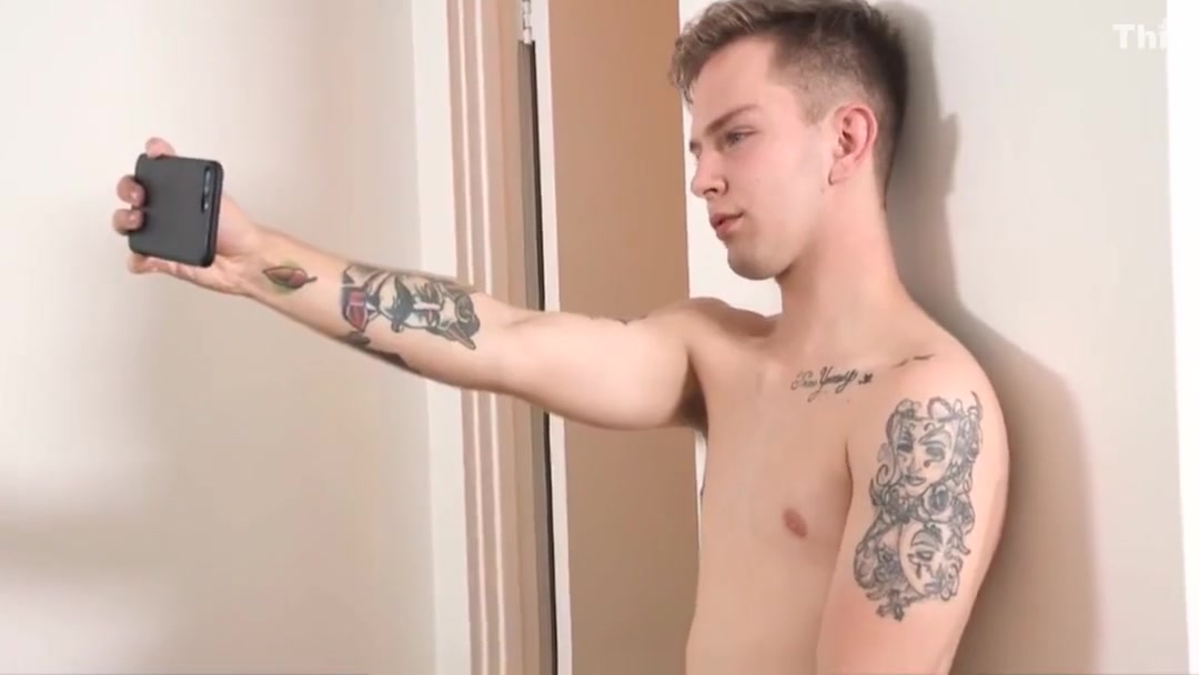 Blonde Twink Stepson Caught Jerkin Off To Stepdad In Shower