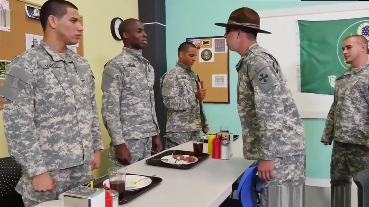 Gay porn army teen 18+ Yes Drill Sergeant!