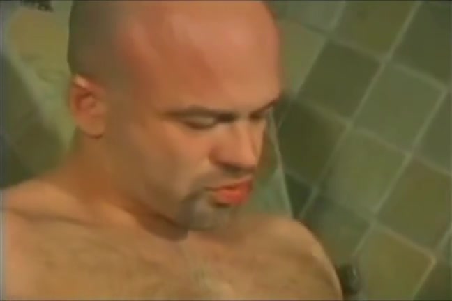 Three muscular bears fucking in the shower