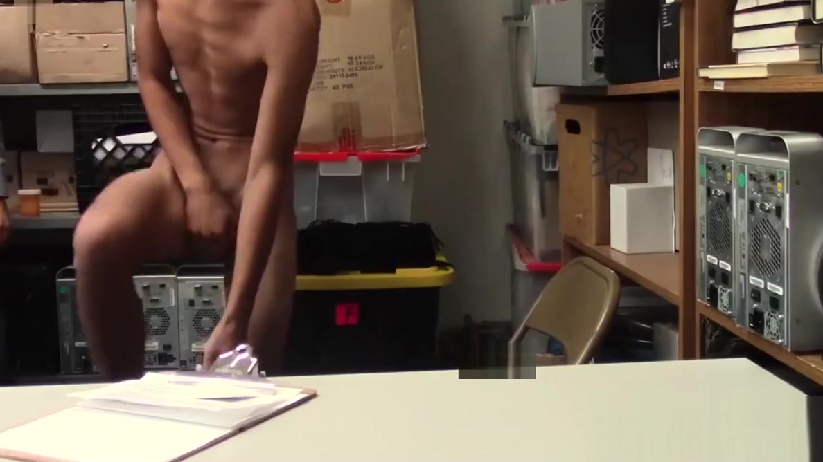 Skinny thief sucks officers dick and raw fucked from behind