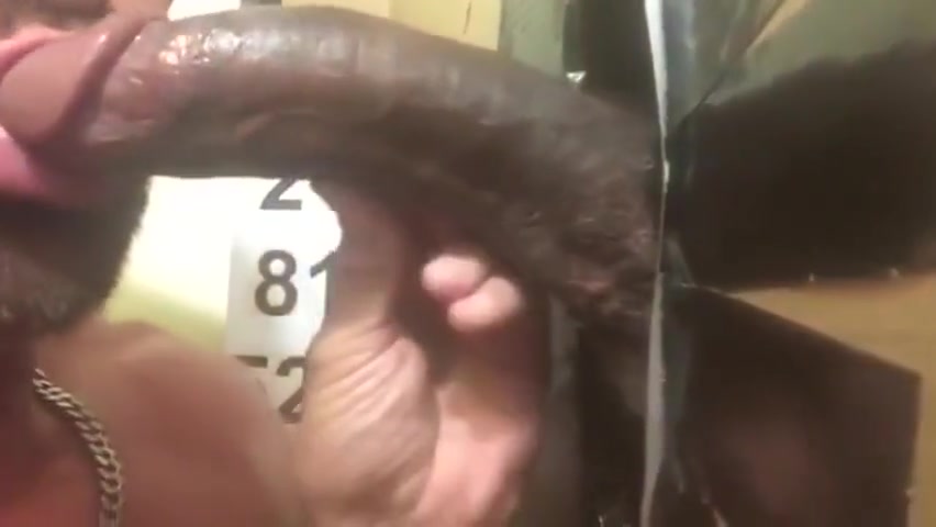 11 Huge Black Monster at Philadelphia Gloryhole 1