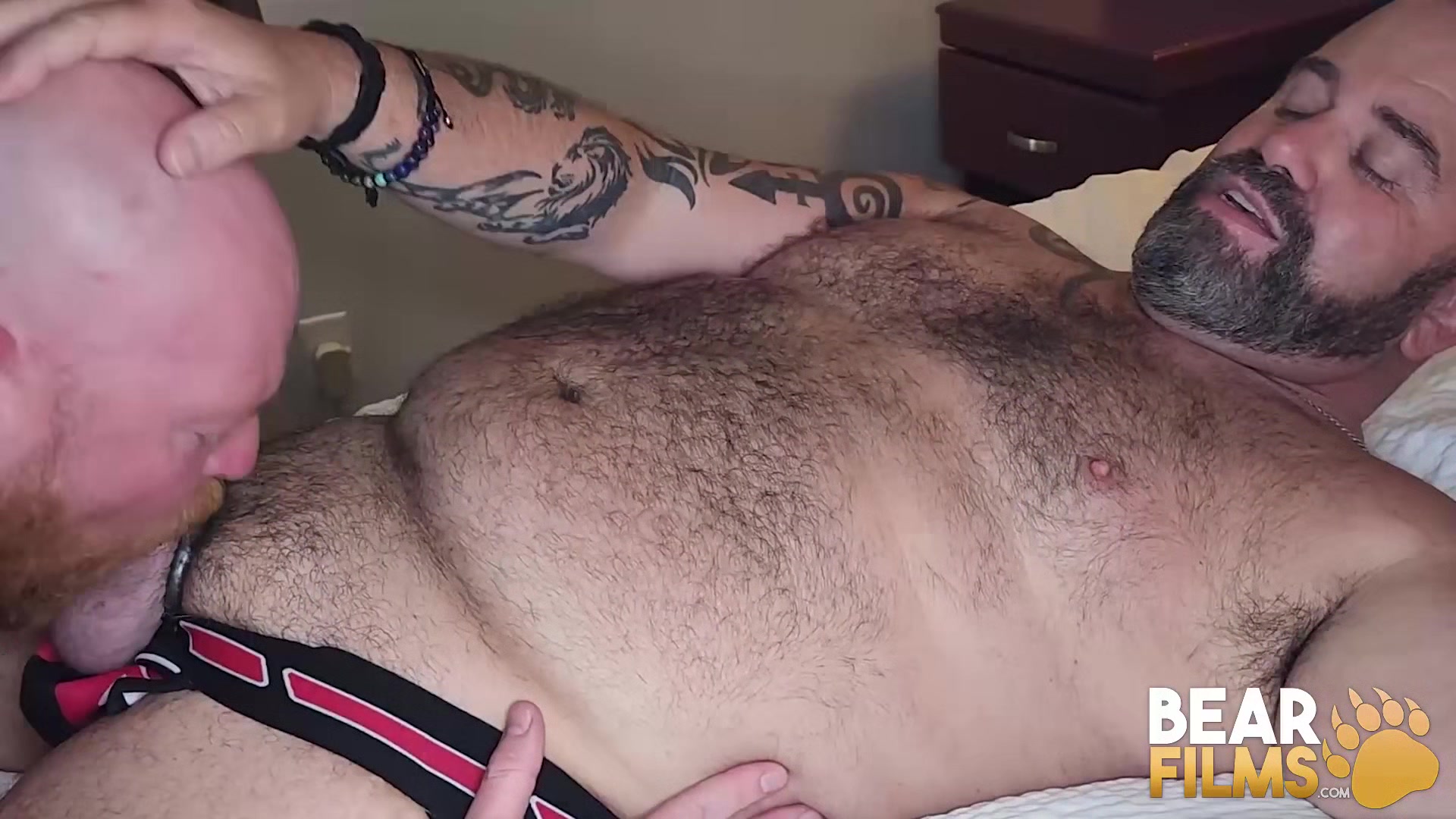 BEARFILMS Bears Step daddy Dearest And Logan Stanley Bareback