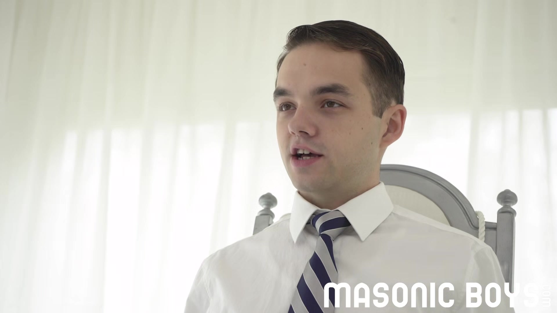 MasonicBoys - cute virgin boy seduced and corrupted by hot suited DILF