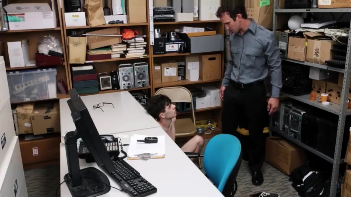 Skinny Twink Fucked in the Office