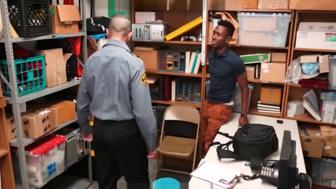 Straight Black Shoplifter Sex With Black Gay Officer