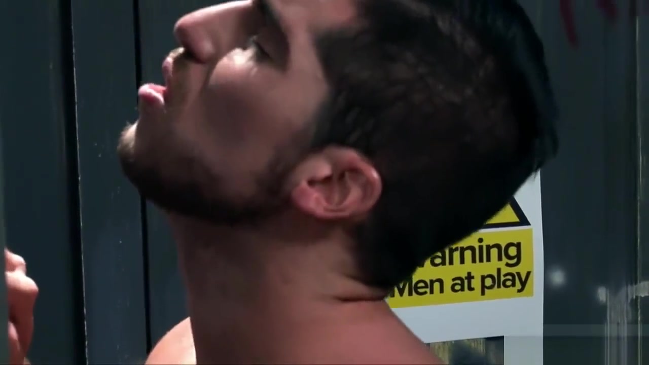 gloryhole with 2 suit guys