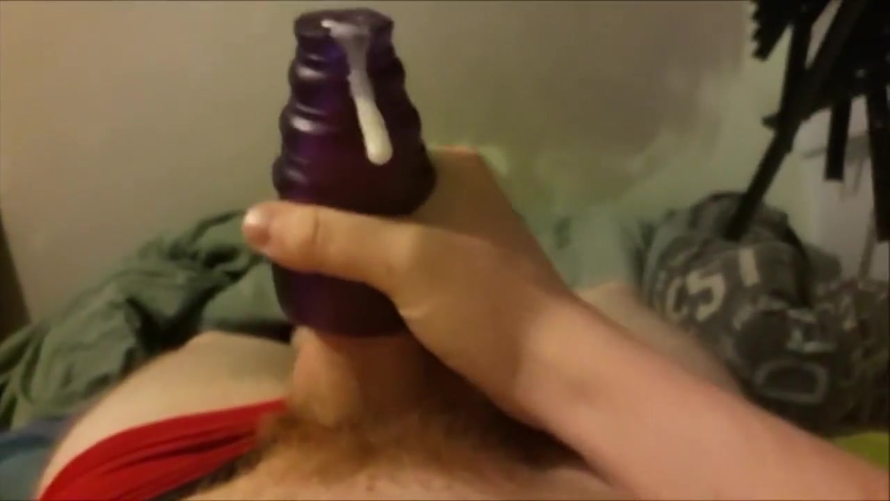 POV Jacking Off in bed with pocket pussy