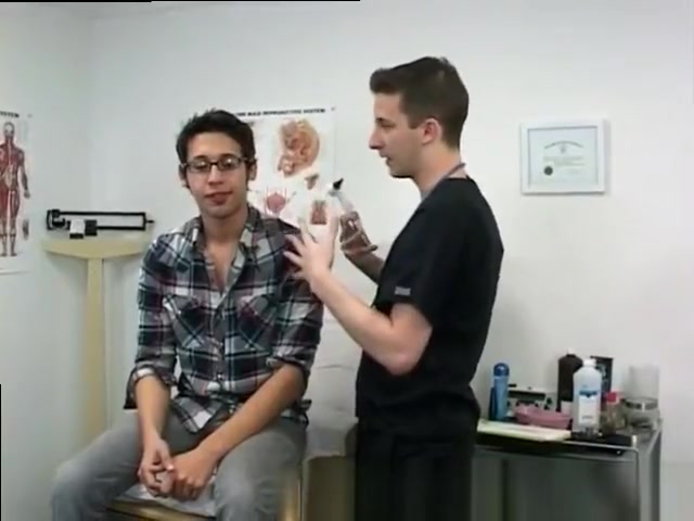 Doctors taking college guys temperatures videos gay He has a cute toned