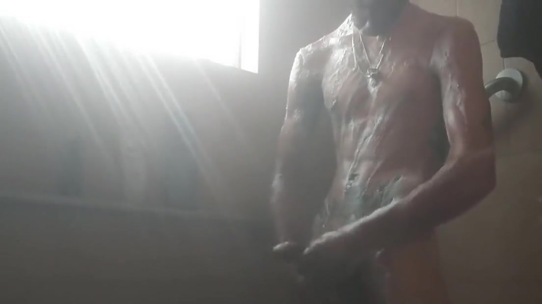Cumming in the shower
