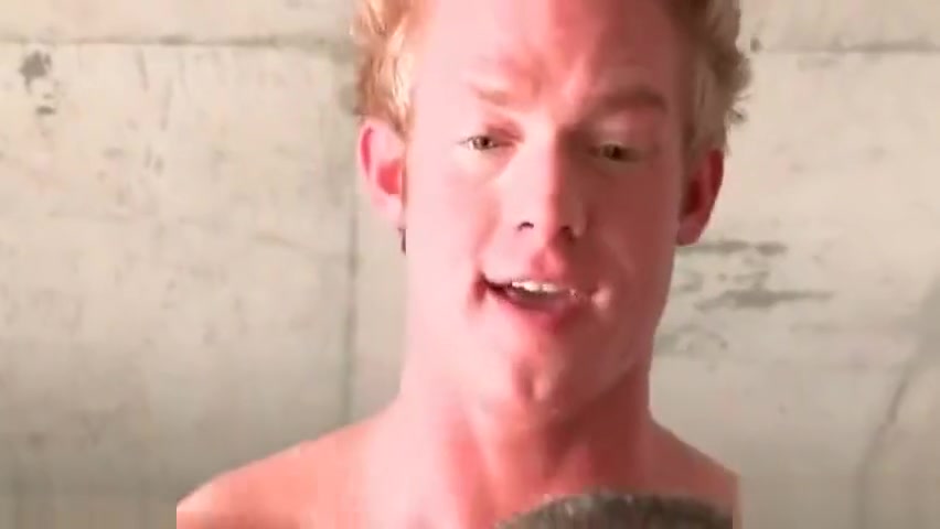Blond massaged