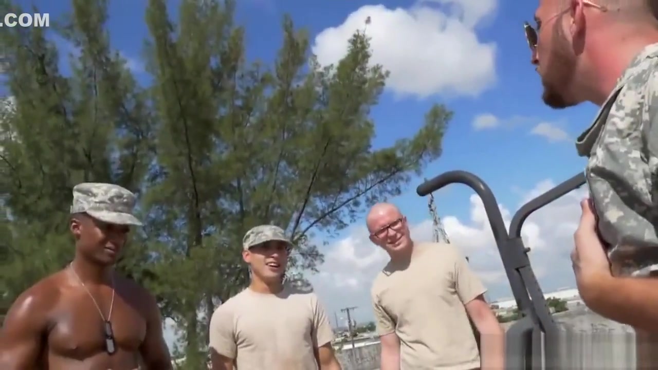 Gay military gangbang xxx movie Staff Sergeant knows what is hottest for