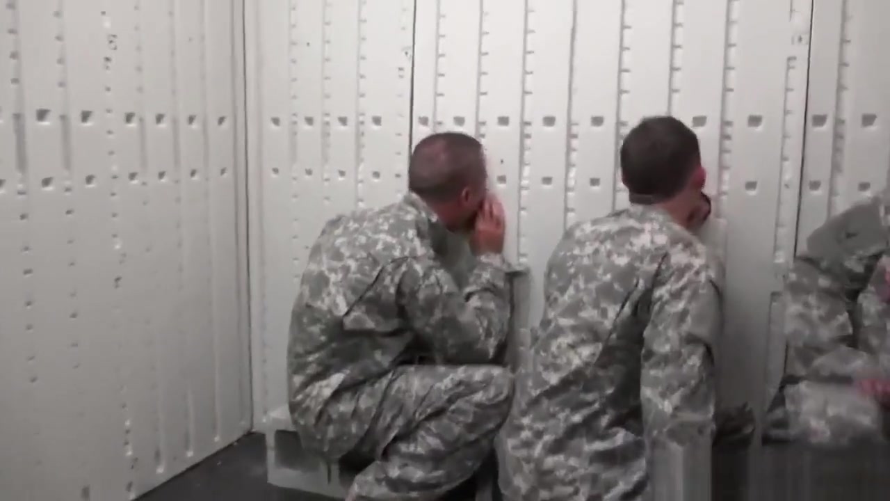 Kneeling gay military boys shockingly enough we all get to witness them
