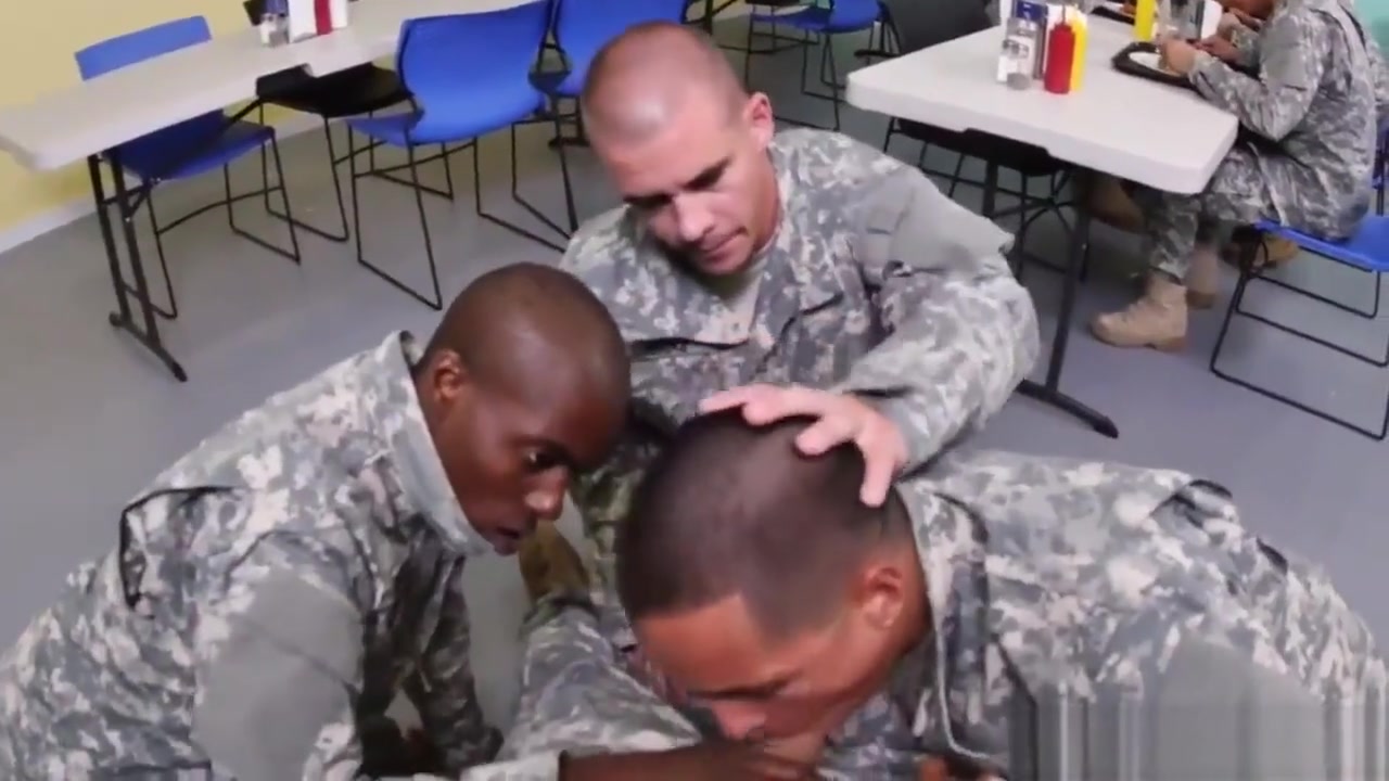 Military muscle men massage gay army sex clips Yes Drill Sergeant!