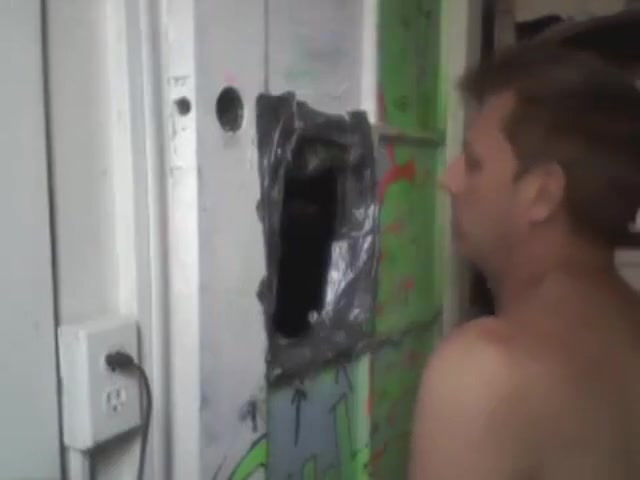 22 yo breeds at Gloryhole