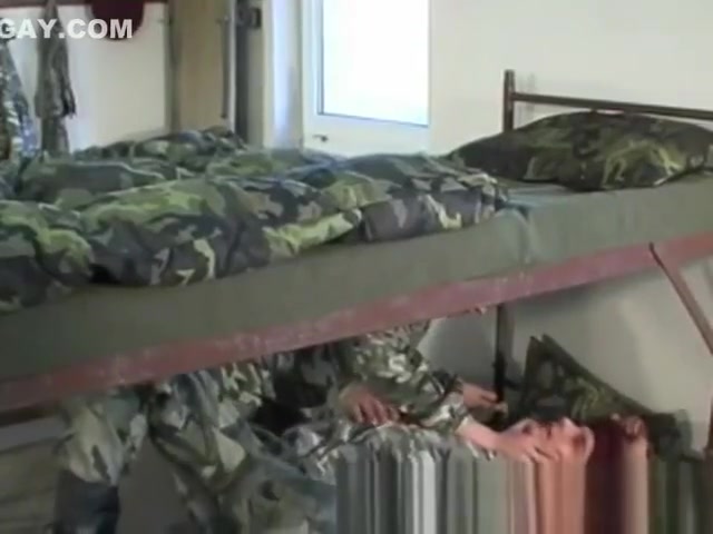 Military guys having fun