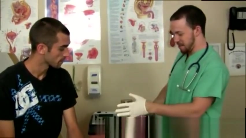 Jock physicals by gay male doctors and medical fetish fucking porn videos