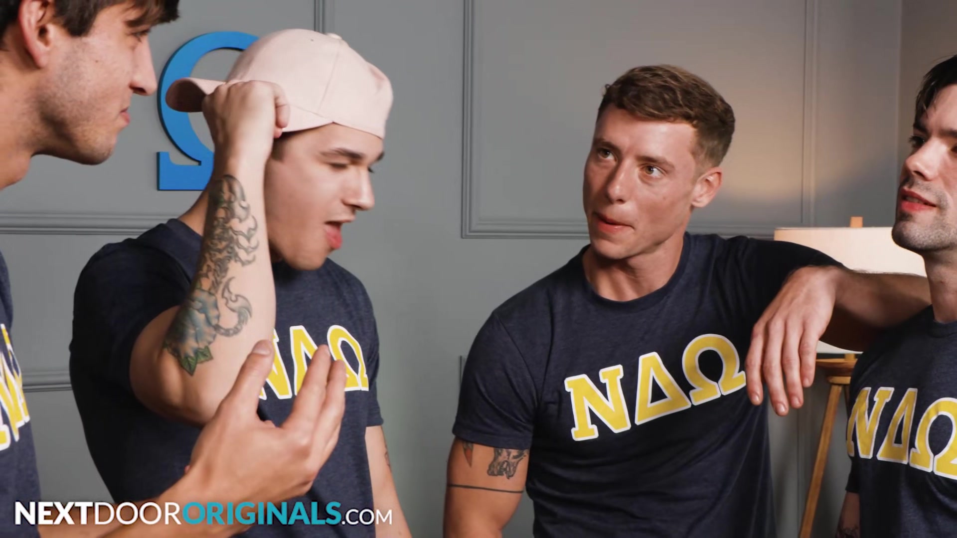 NDS - Studying Pledge Distracted By Hunk Fratboys