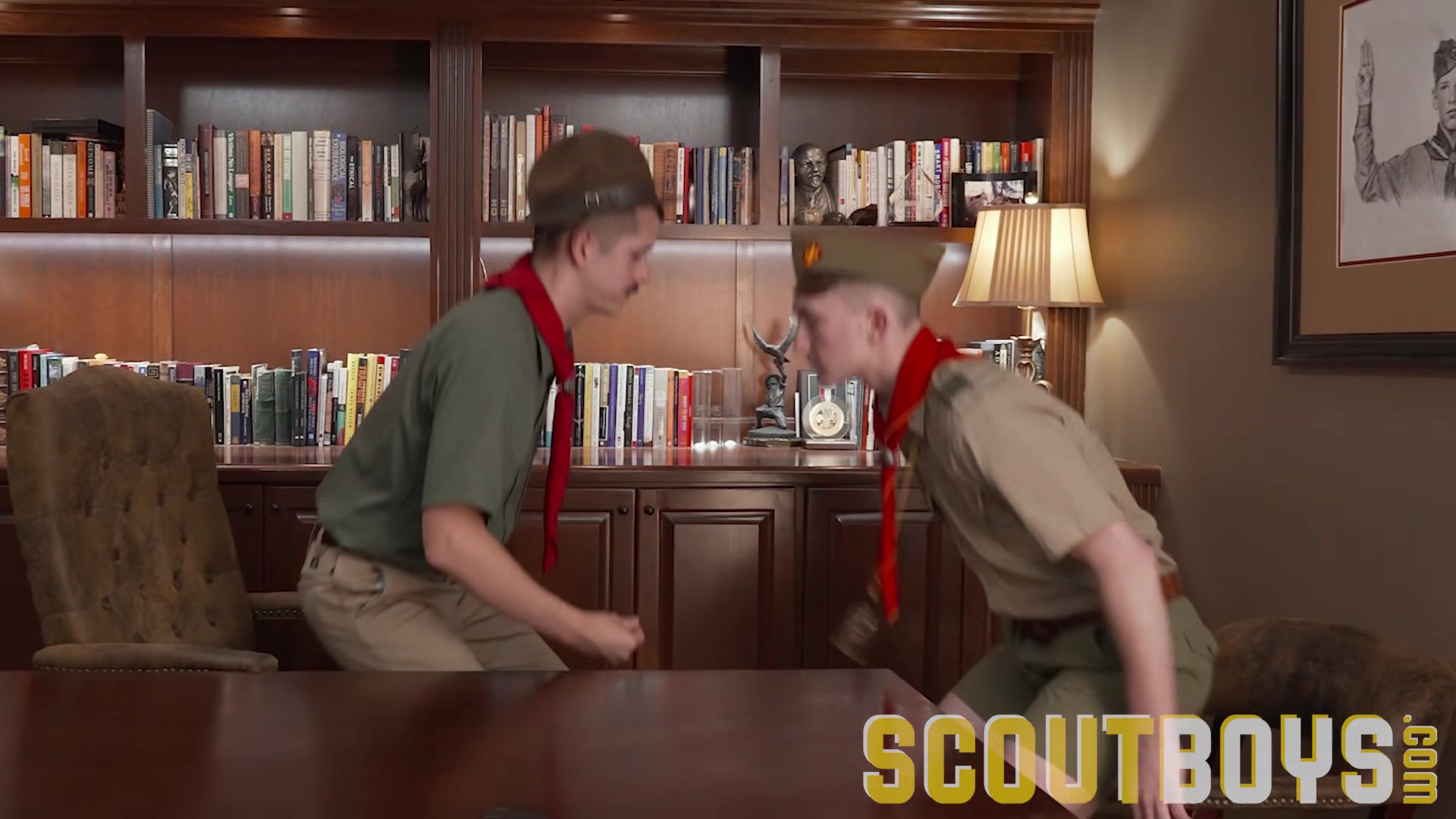 Hung ruthless Scoutmaster seduces and raw fucks Boy Scout