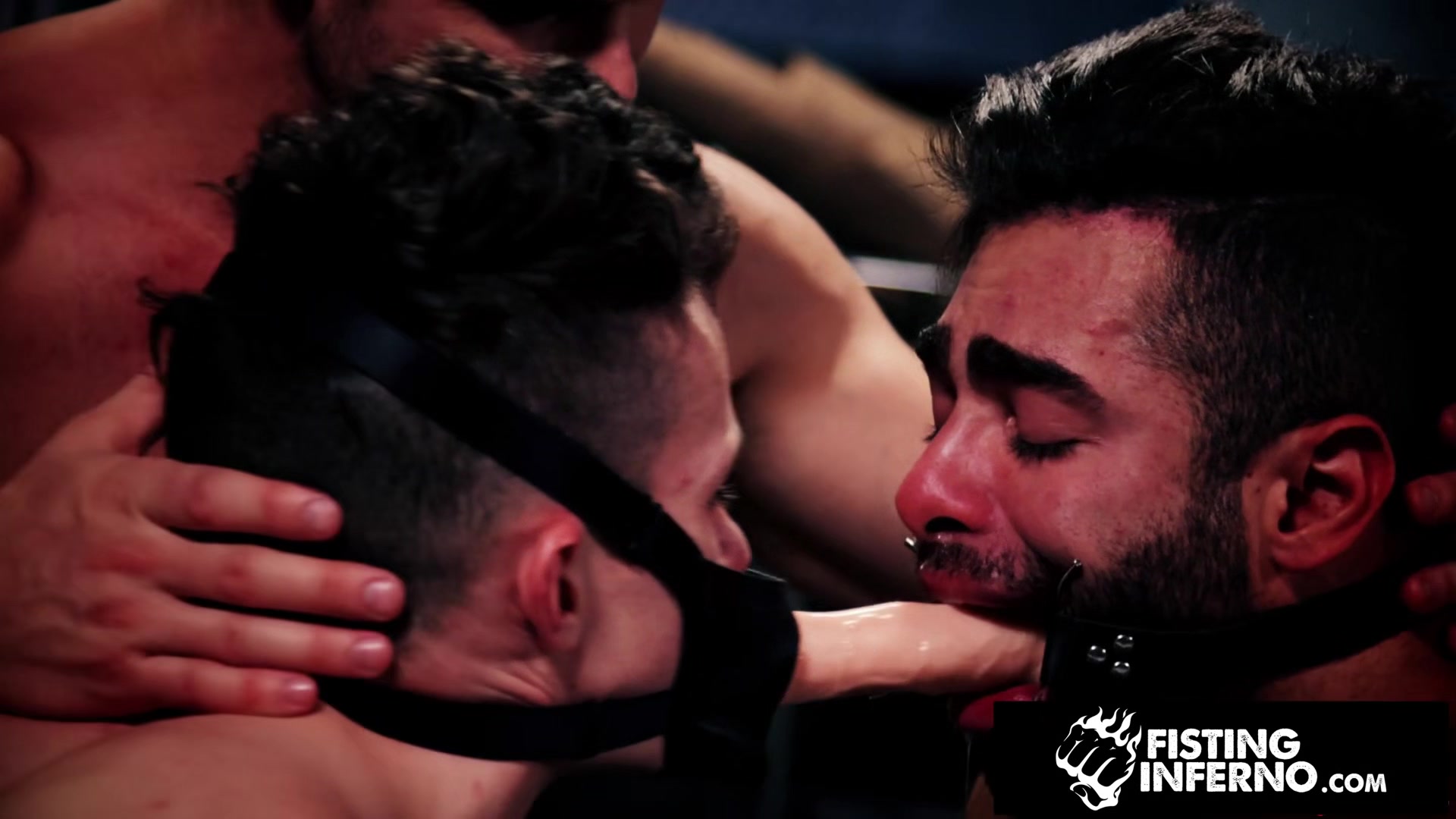 FistingInferno - Hairy Sub Dominated By Muscle Hunks